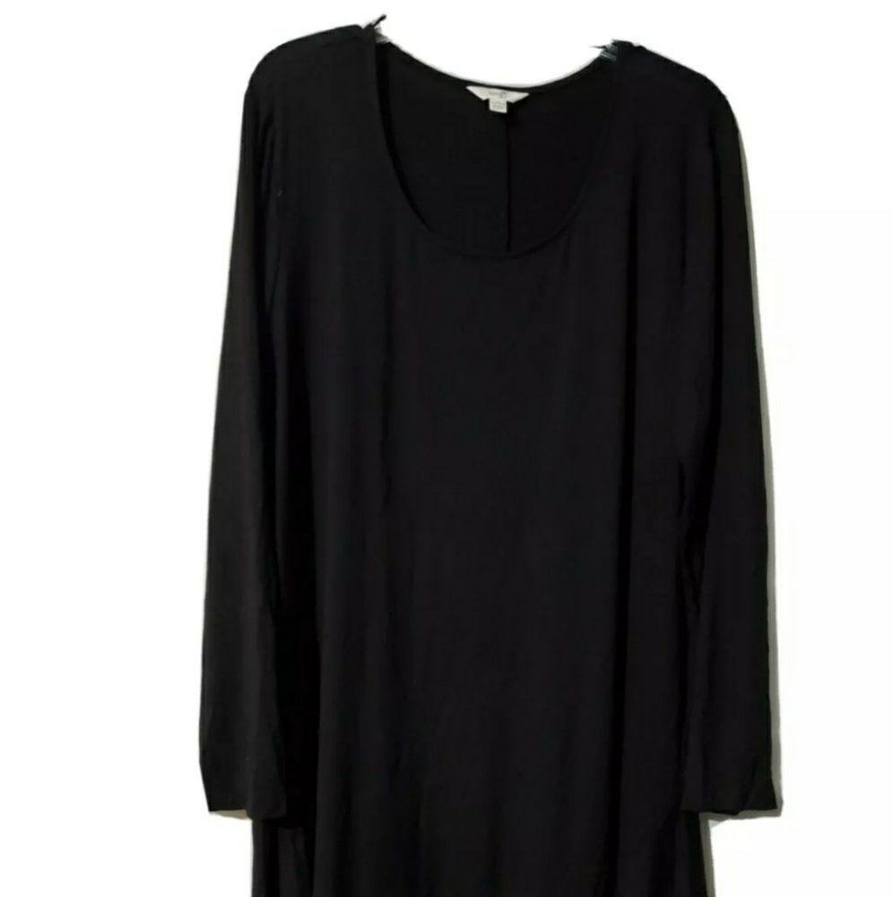 Black peplum dress plus size